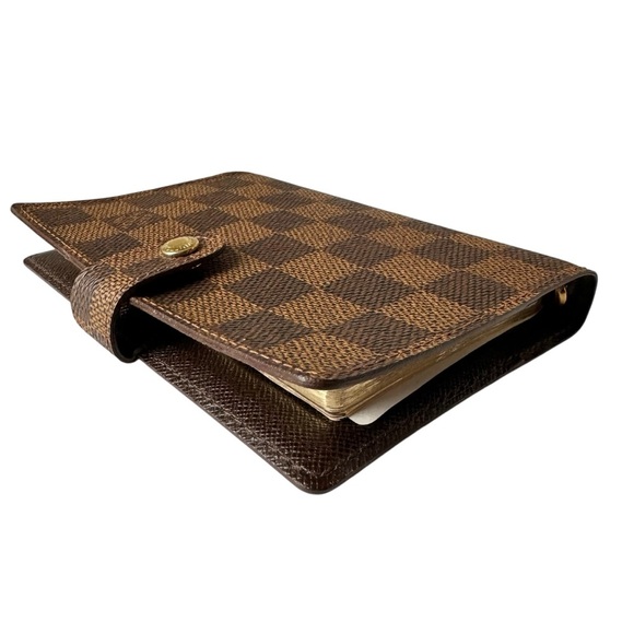 Louis Vuitton Damier Ebene Leather PM Agenda with Ruler Stickers & Map - Picture 15 of 15